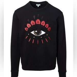 KENZO PARIS Classic Sweatshirt Black Size Small